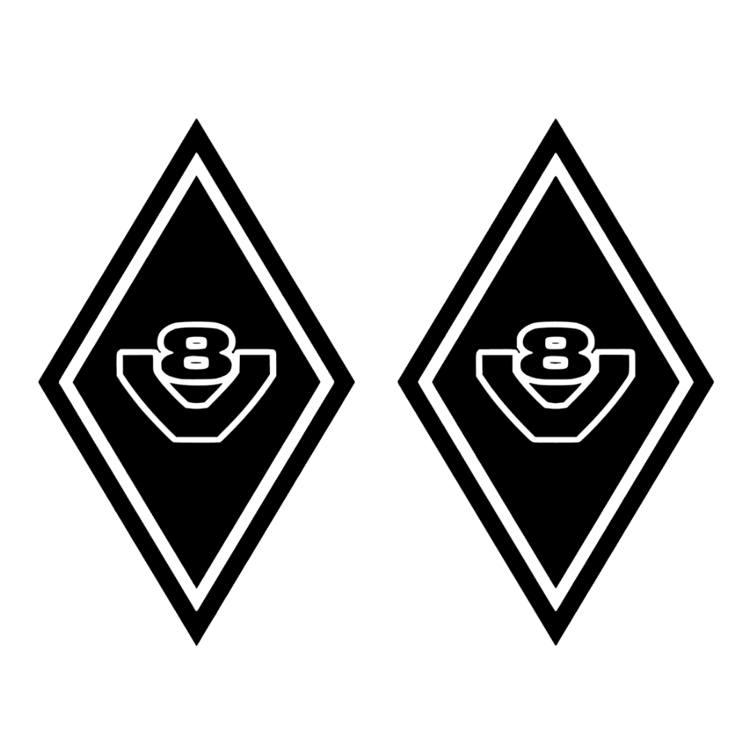 Dekal - V8 Romb (Par)