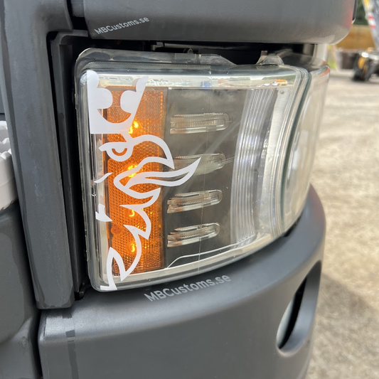 Dekal - Scania Gripen för Strålkastare (Par)