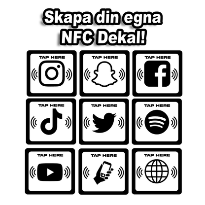 Dekal - NFC "Tap Here"